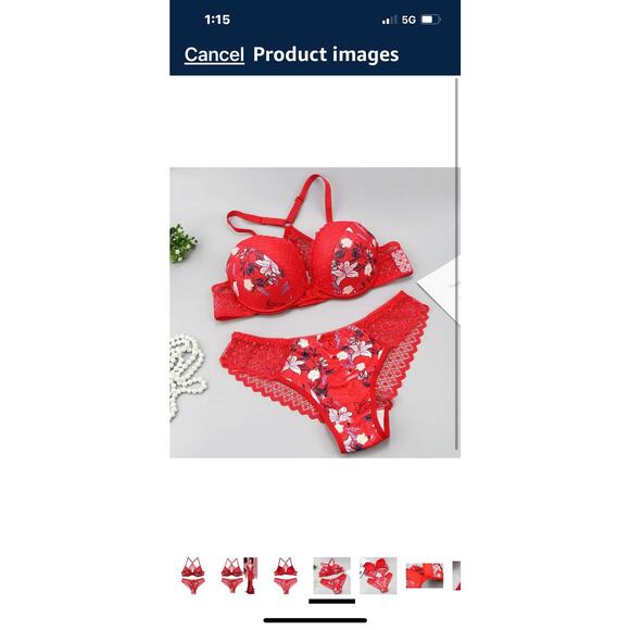 Sexy Women Lace Bra and Panty Sets Push Up Underwear Brassiere Set Lingerie - Picture 12 of 12